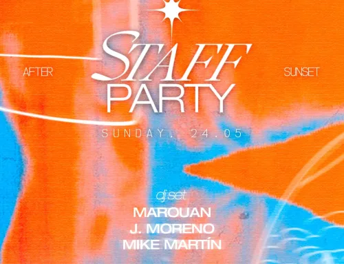 Staff Party After Sunset — Marouan, J. Moreno & Mike Martín en Cosa Nuestra Málaga · Domingo 24 Mayo