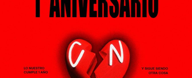 Cartel del 1º aniversario de Cosa Nuestra Málaga el viernes 18 de septiembre con Mike Martín y Elece