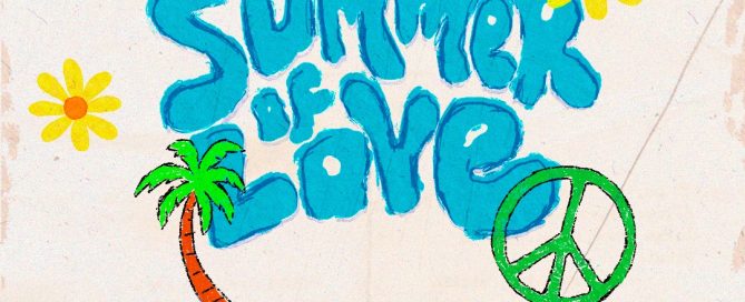 Cartel de Summer of Love el viernes 25 de septiembre en Cosa Nuestra Málaga con dress code Flower Chic